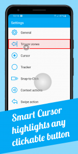 اسکرین شات برنامه Smart Cursor: One-handed mode 4