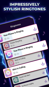 اسکرین شات 4 برنامه Color Call Screen & Ringtone
