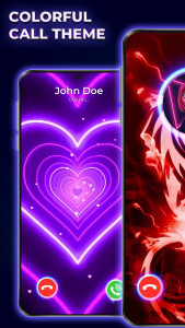 اسکرین شات 2 برنامه Color Call Screen & Ringtone