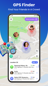 اسکرین شات برنامه Phone Tracker & GPS Location 3