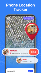 اسکرین شات 2 برنامه Phone Tracker & GPS Location