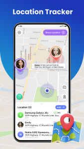 اسکرین شات برنامه Phone Tracker & GPS Location 1