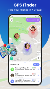 اسکرین شات 3 برنامه Phone Tracker & GPS Location