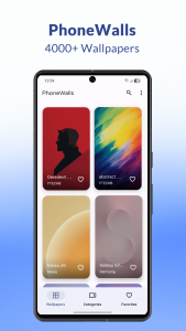 اسکرین شات 3 برنامه PhoneWalls - Stock Wallpapers