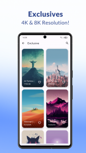 اسکرین شات 5 برنامه PhoneWalls - Stock Wallpapers