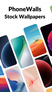 اسکرین شات 1 برنامه PhoneWalls - Stock Wallpapers