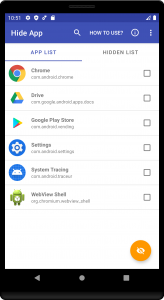 اسکرین شات 2 برنامه Hide Application