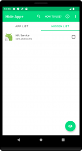 اسکرین شات برنامه Hide Apps Plus 6