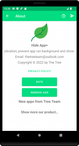 اسکرین شات برنامه Hide Apps Plus 7
