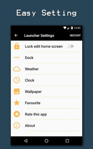 اسکرین شات برنامه Big Launcher - Launcher For Old Age People 5