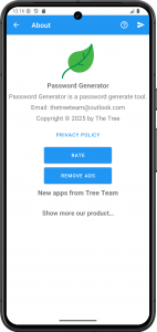 اسکرین شات 4 برنامه Password Generator