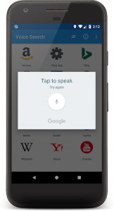 اسکرین شات برنامه Voice search App 7