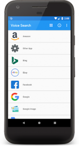 اسکرین شات برنامه Voice search App 5