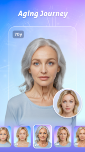 اسکرین شات برنامه AgeCam: Face Age Changer App 1