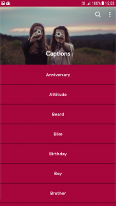 اسکرین شات برنامه Captions for photos 1
