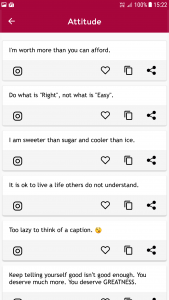 اسکرین شات برنامه Captions for photos 4