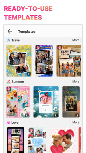 اسکرین شات 2 برنامه Photo Collage Maker & Editor