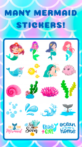 اسکرین شات 6 برنامه Mermaid Photo Editor & Frames