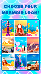 اسکرین شات 2 برنامه Mermaid Photo Editor & Frames