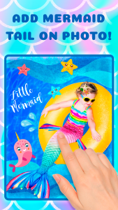 اسکرین شات 3 برنامه Mermaid Photo Editor & Frames