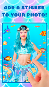 اسکرین شات برنامه Mermaid Photo Editor & Frames 1