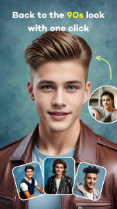 اسکرین شات برنامه LookLab: AI Yearbook Photo Art 3