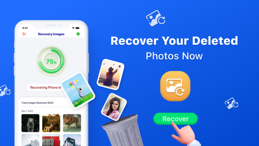 اسکرین شات 2 برنامه Photo Recovery App, Deleted