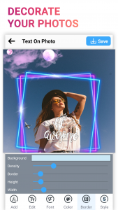 اسکرین شات 3 برنامه Text On Photo: Add Text Editor