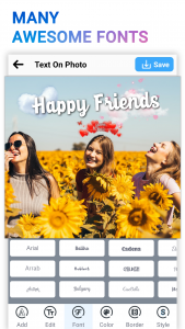 اسکرین شات برنامه Text On Photo: Add Text Editor 1