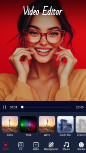 اسکرین شات 3 برنامه Photo video maker