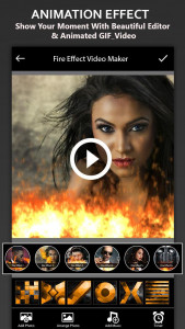 اسکرین شات 3 برنامه Fire Photo Effect Video Maker