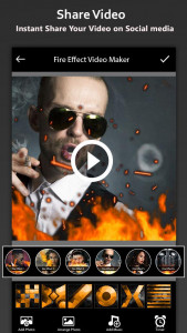 اسکرین شات برنامه Fire Photo Effect Video Maker 5