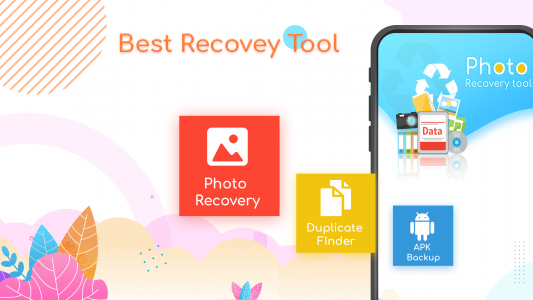 اسکرین شات برنامه Photo deleted Recovery - restore app 1