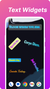 اسکرین شات 4 برنامه Gif Widget & Photo Widget