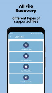 اسکرین شات برنامه All Recovery : File Manager 4