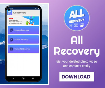 اسکرین شات برنامه All Recovery : Photo Video & Contacts 1