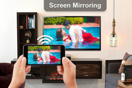 اسکرین شات برنامه Screen Mirroring with TV : Mobile Screen to TV 1