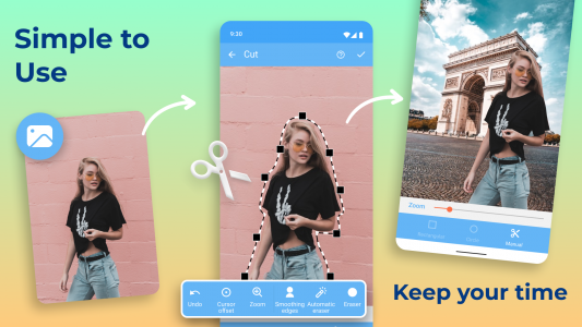 اسکرین شات 5 برنامه Cut and Paste Photos