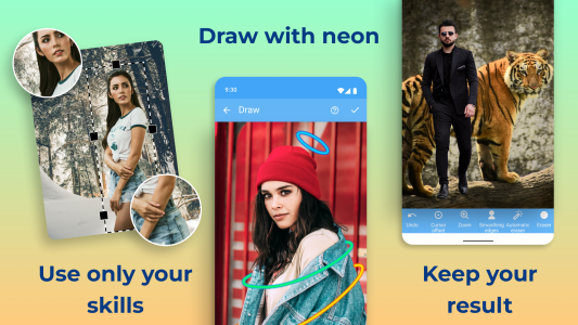 اسکرین شات 6 برنامه Cut and Paste Photos