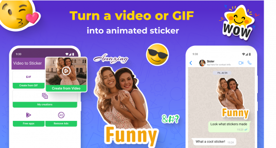 اسکرین شات برنامه Video to Sticker Maker 1