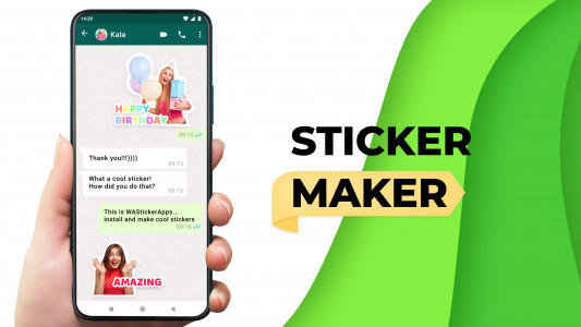 اسکرین شات برنامه Sticker Maker - WAStickers 8