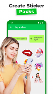 اسکرین شات 4 برنامه Sticker Maker - WAStickers