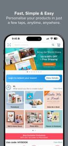 اسکرین شات 3 برنامه Photobook: Photo Books & Gifts