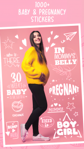 اسکرین شات برنامه Pregnancy: Baby Photo Stickers 3