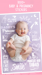 اسکرین شات برنامه Pregnancy: Baby Photo Stickers 2