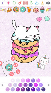 اسکرین شات 4 بازی Kawaii Game Coloring Book
