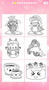 اسکرین شات 5 بازی Kawaii Game Coloring Book