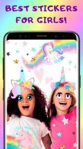 اسکرین شات برنامه Unicorn Photo Stickers 4