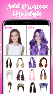 اسکرین شات 2 برنامه Beauty Plus Princess Camera