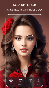 اسکرین شات 2 برنامه Beautify: Beauty makeup editor